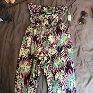 Jumpsuit- Floral - New With Tags- M